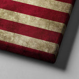 Rustic American Flag Canvas - eBazaart