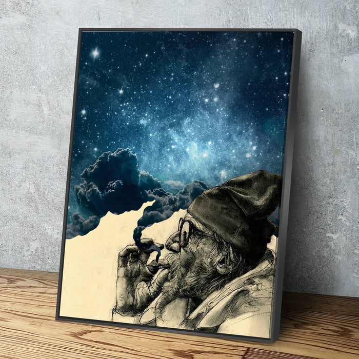 Vertical Smoke & Wonder Canvas - eBazaart