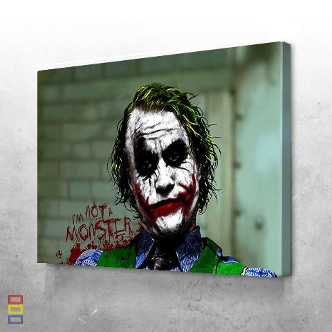 Joker Meditation Canvas - eBazaart