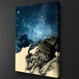 Vertical Smoke & Wonder Canvas - eBazaart