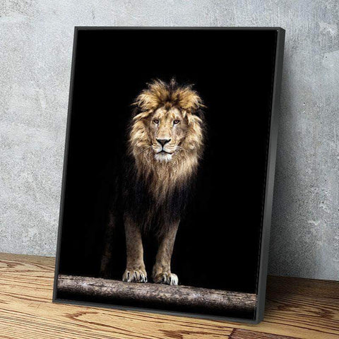 Majestic Lion Canvas - eBazaart