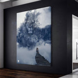 Lion Storm Canvas - eBazaart