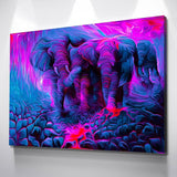 Majestic Elephants Canvas - eBazaart