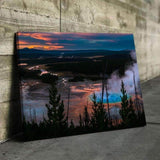 Yellowstone Sunrise Canvas - eBazaart