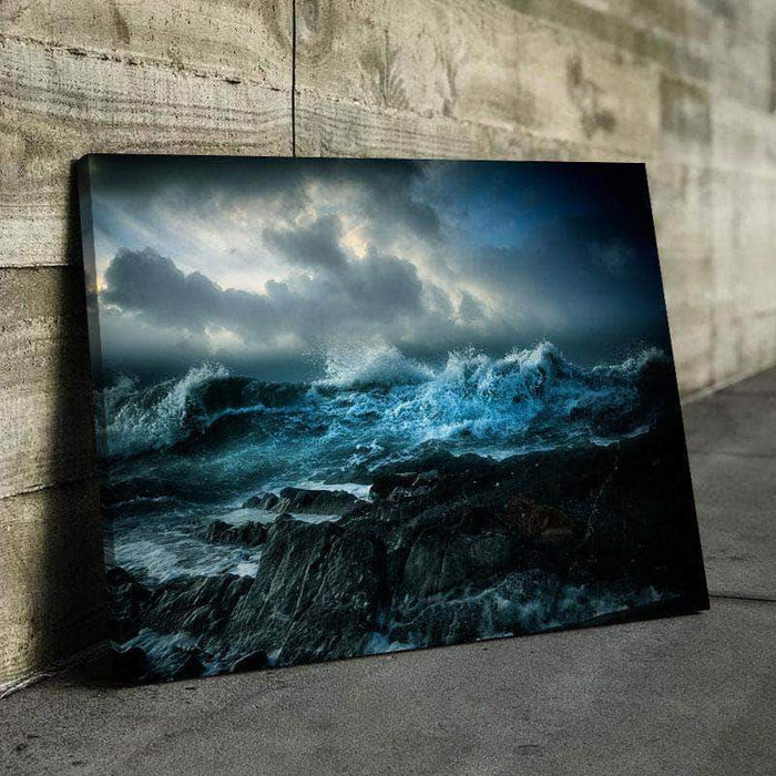 Oceans Wrath Canvas - eBazaart