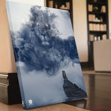 Lion Storm Canvas - eBazaart