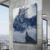 Lion Storm Canvas - eBazaart