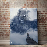 Lion Storm Canvas - eBazaart