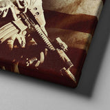 Freedom Soldier Canvas - eBazaart
