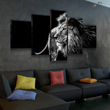 Black & White Lion