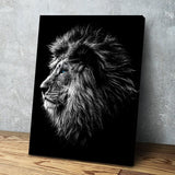 Blue Eyed Lion Canvas - eBazaart