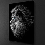 Blue Eyed Lion Canvas - eBazaart