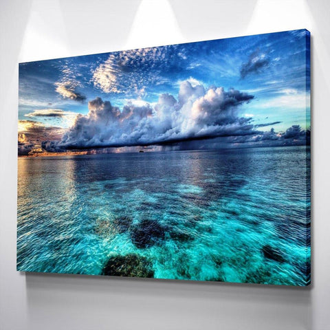 Blue View Canvas - eBazaart