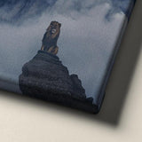 Lion Storm Canvas - eBazaart