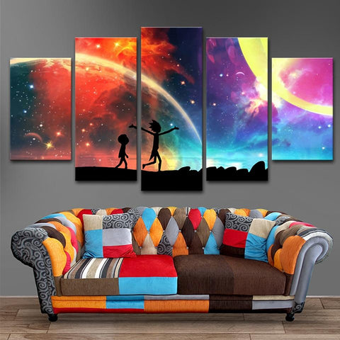 Rick & Morty Universe Canvas - eBazaart