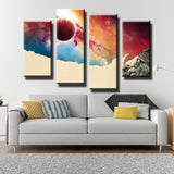 Smoking and Thinking Canvas - eBazaart