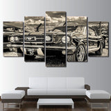 1965 Ford Mustang Canvas - eBazaart