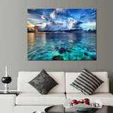Blue View Canvas - eBazaart