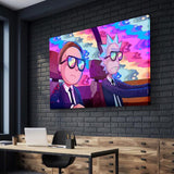 LSD Rick & Morty Canvas - eBazaart
