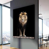 Majestic Lion Canvas - eBazaart