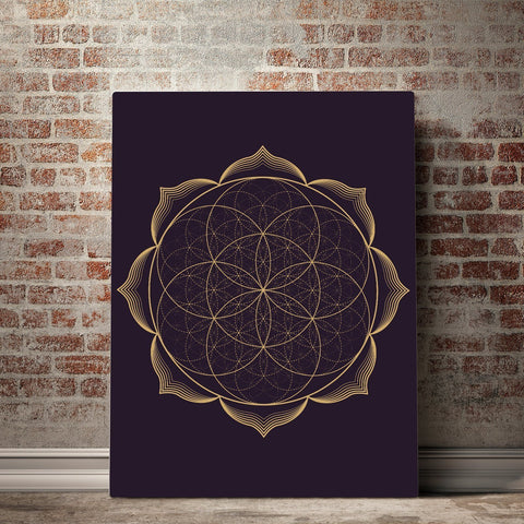 Sacred Lotus Canvas - eBazaart
