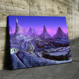 Violet Space Canvas - eBazaart