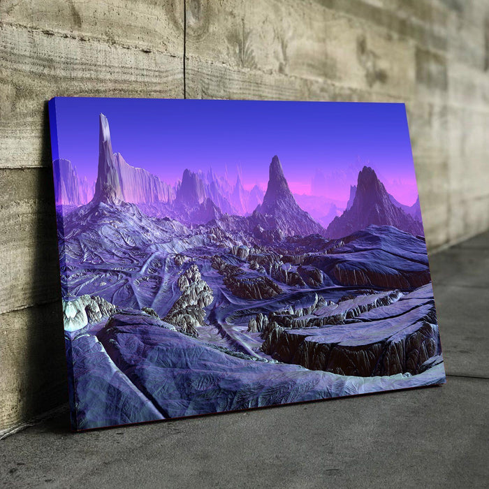 Violet Space Canvas - eBazaart