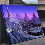 Violet Space Canvas - eBazaart
