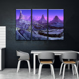 Violet Space Canvas - eBazaart
