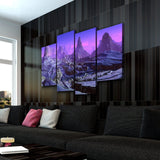 Violet Space Canvas - eBazaart