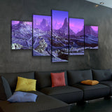 Violet Space Canvas - eBazaart