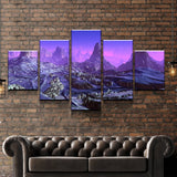 Violet Space Canvas - eBazaart