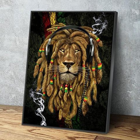 Rasta King Canvas - eBazaart