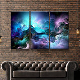Ocean Fractals Canvas - eBazaart