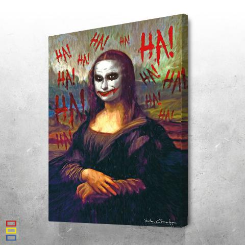 Mona Lisa Jokes Canvas - eBazaart