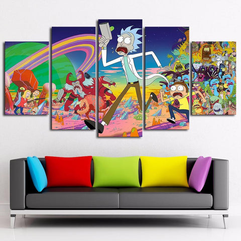 Magic Rick & Morty Canvas - eBazaart