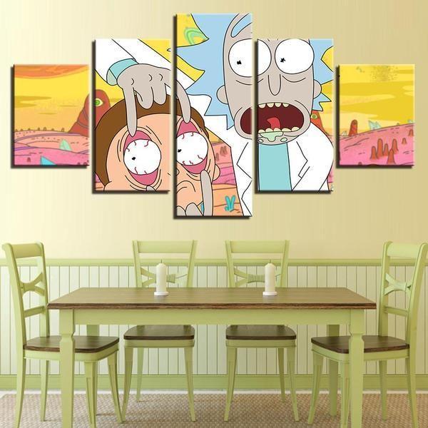 Rick & Morty Fun Canvas - eBazaart