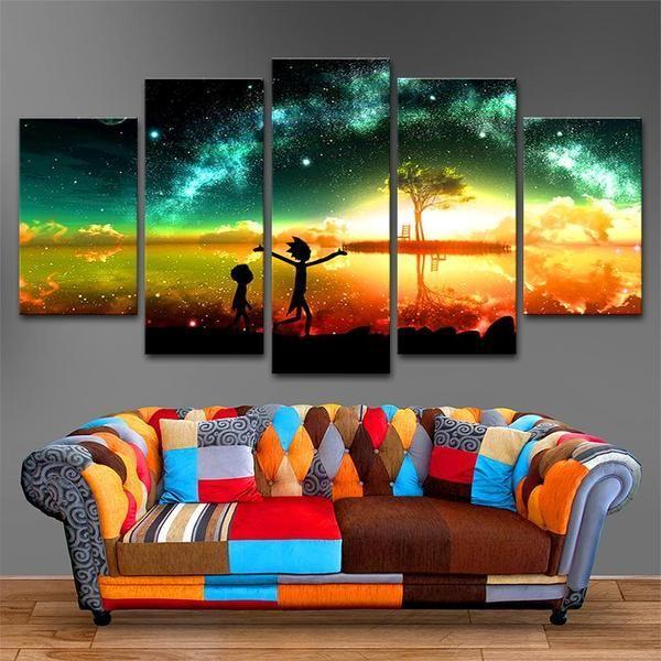 Rick & Morty Inspired View Canvas - eBazaart