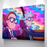 LSD Rick & Morty Canvas - eBazaart